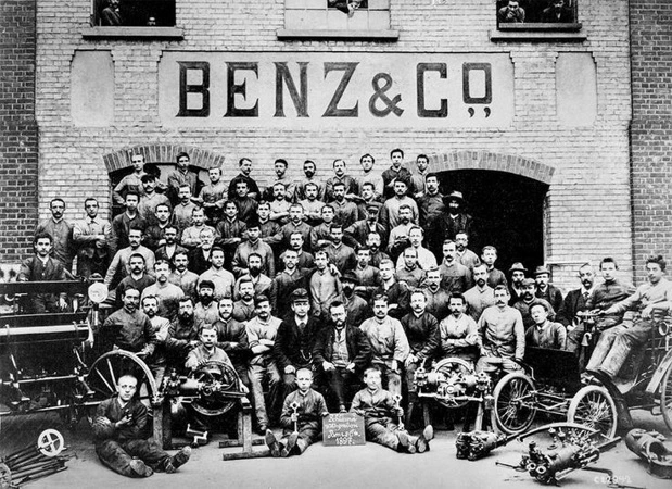 Trabalhadores da Benz & Cie 1886